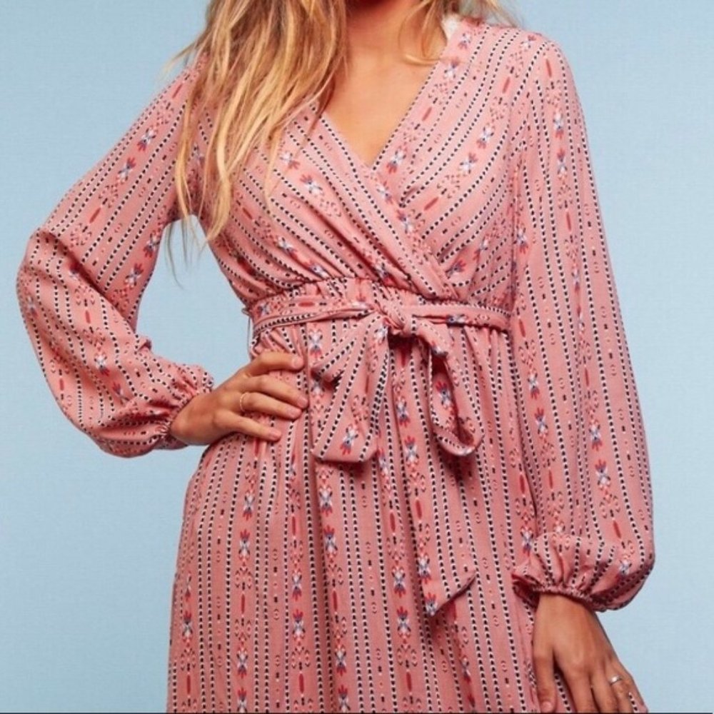 💕Stunning Boho Surplice Maxi Dress